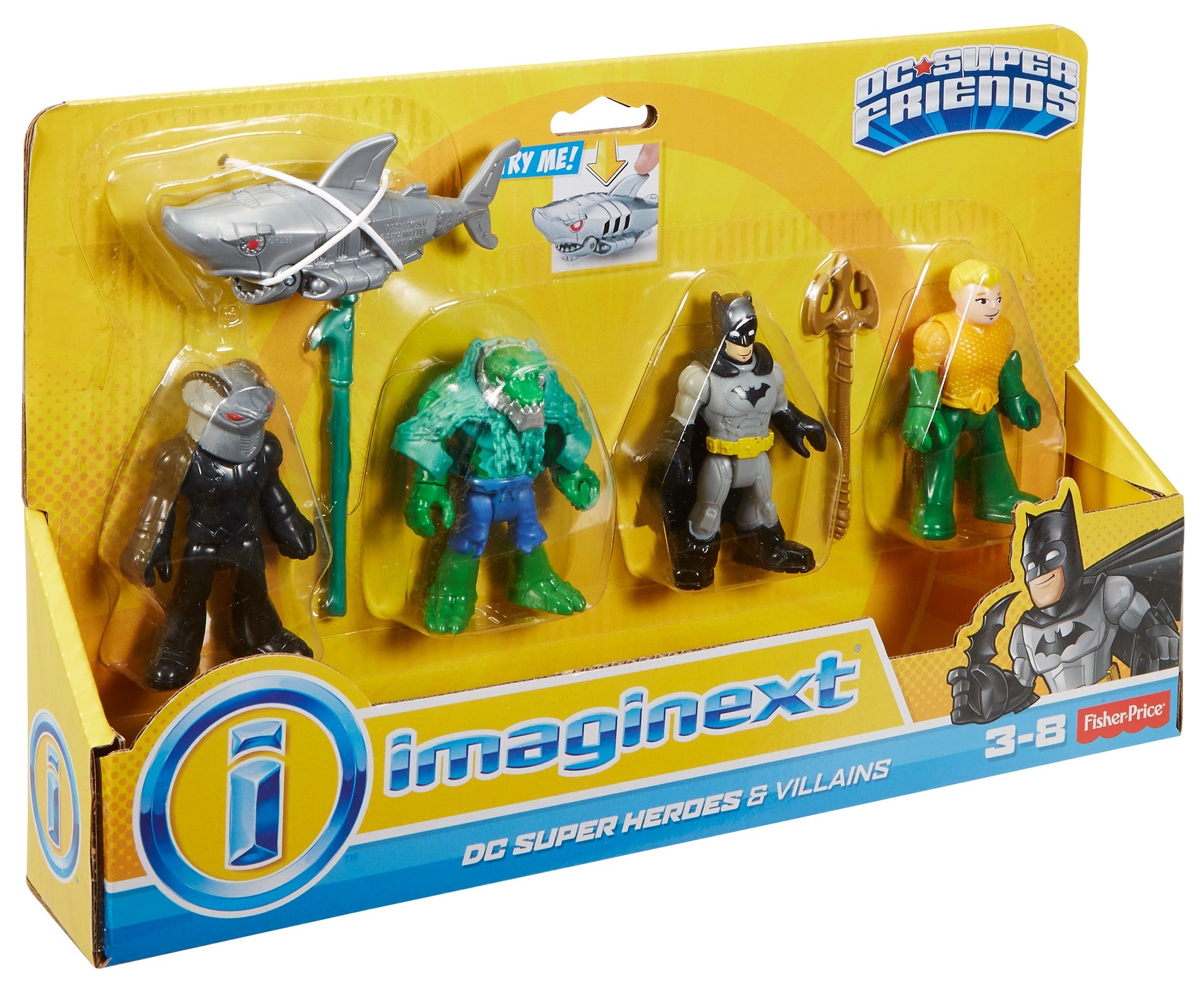 Imaginext DC Super Friends Heroes and Villians Figure Pack