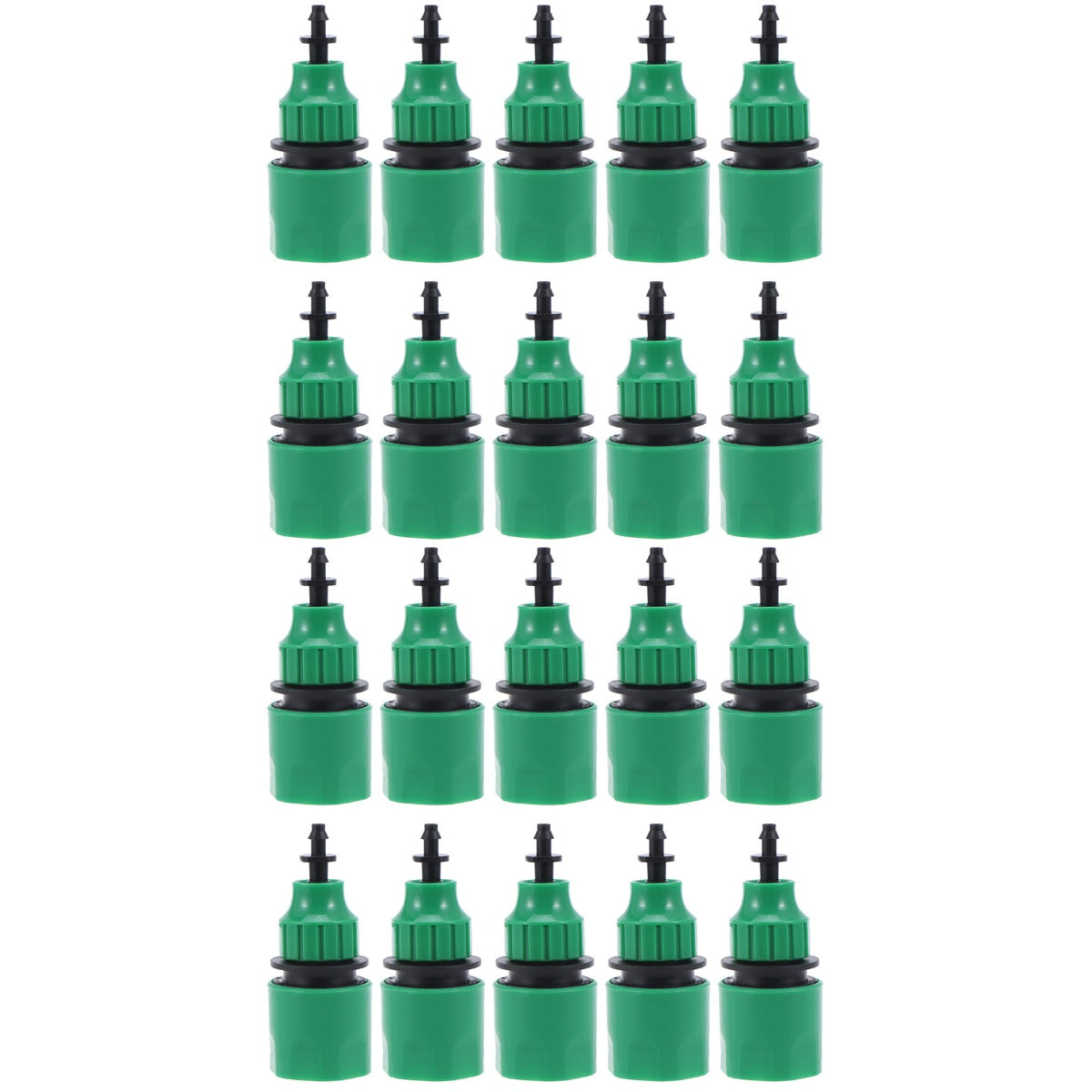 NICEXMAS 20 pcs  8mm Garden Hose Quick Connector 4/7 8/12 Hose Drip Irrigation System Joint