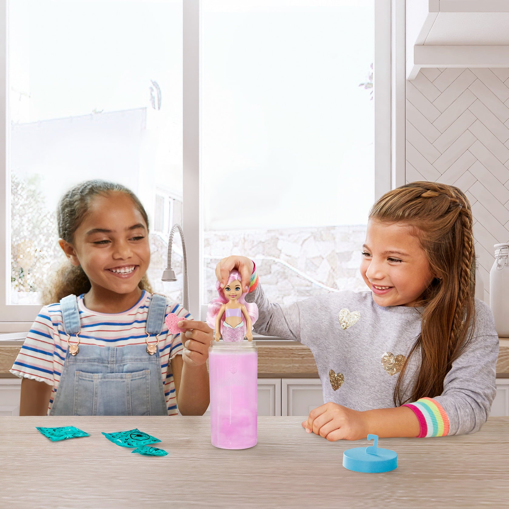 Barbie Color Reveal Chelsea Mermaid Doll With 6 Surprises (Styles May Vary)