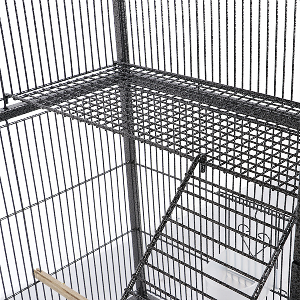 Extra Large Metal Rolling Pet or Bird Cage with Detachable Stand