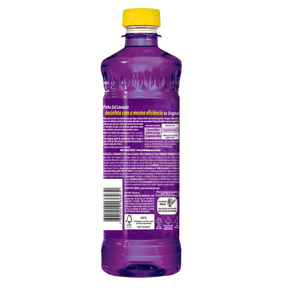 Desinfetante Pinho Sol Lavanda 500ml