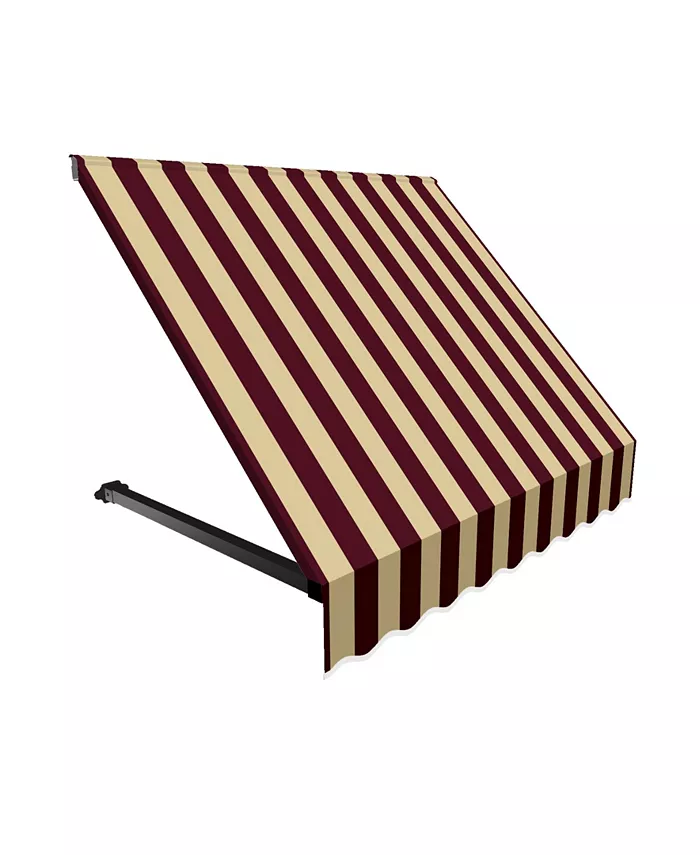 Awntech 8' Dallas Retro Window Entry Awning， 18