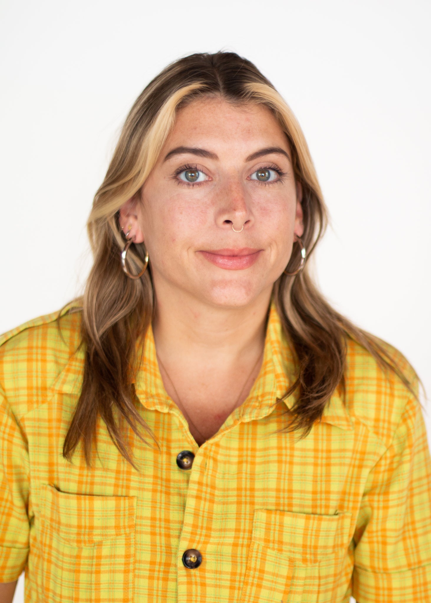 Shashi Whitney Hoop Yellow Size One Size