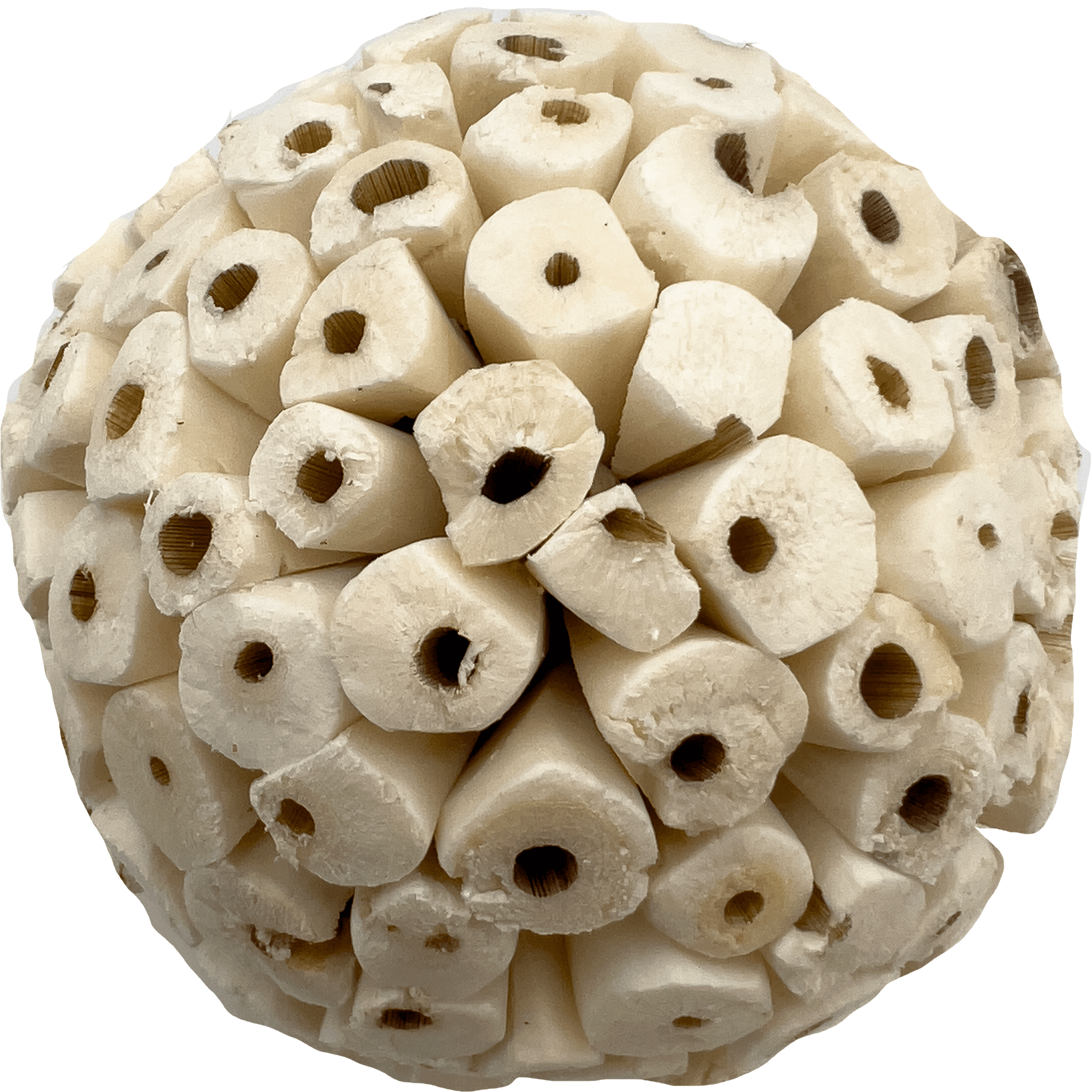 5101 Pk3 Big Sola Bird Balls 3.2 Inch Diameter MandM Bird Toys Natural Material Shredding