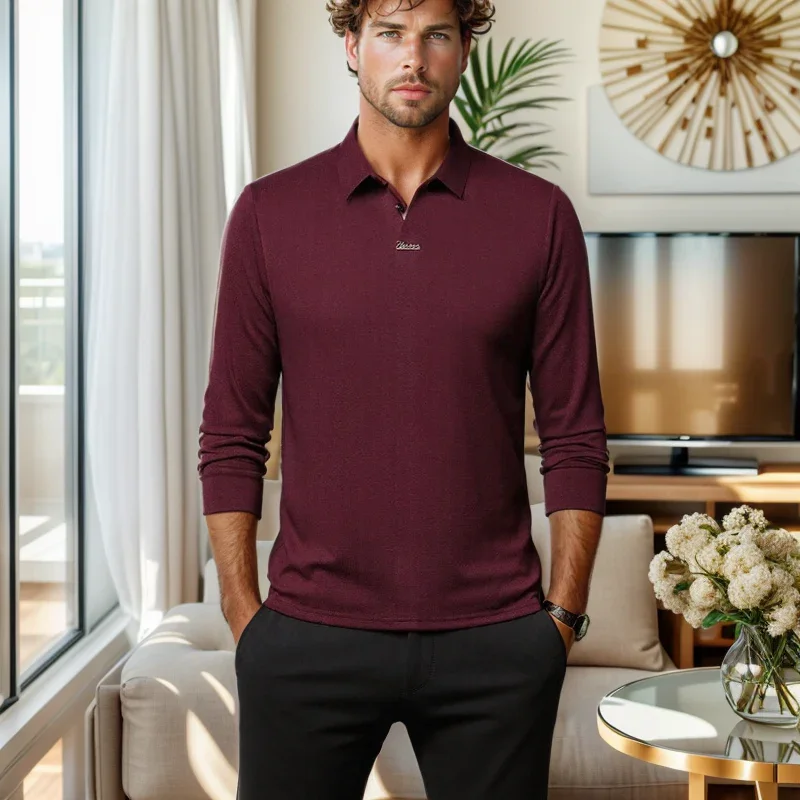 Camisa Polo Legacy™ em Malha Refinada com Caimento Slim / A Escolha de Quem Comanda com Estilo!