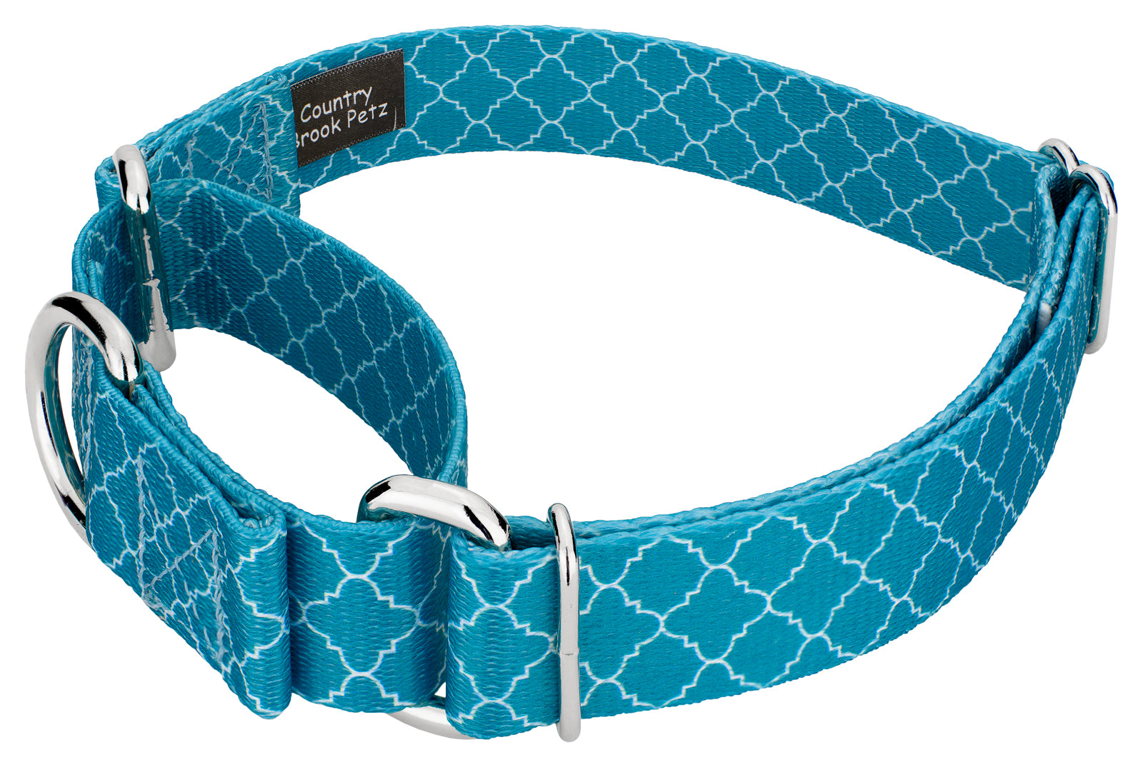 Country Brook Petz® Classy Chic Martingale Dog Collar Limited Edition， Mini