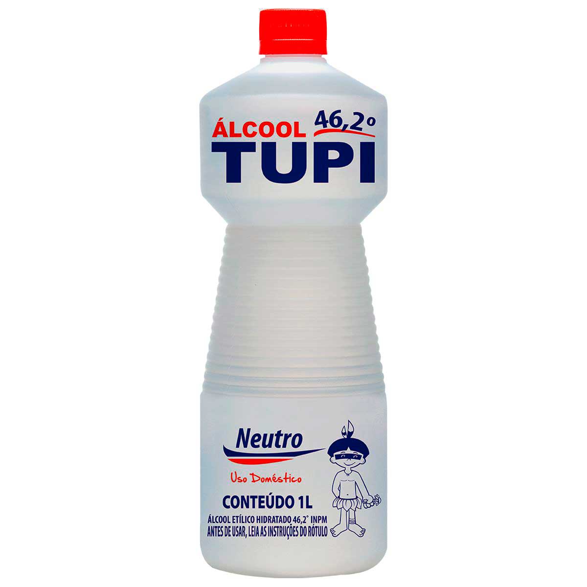 Alcool Liquido Tupi 46° Tradicional 1L