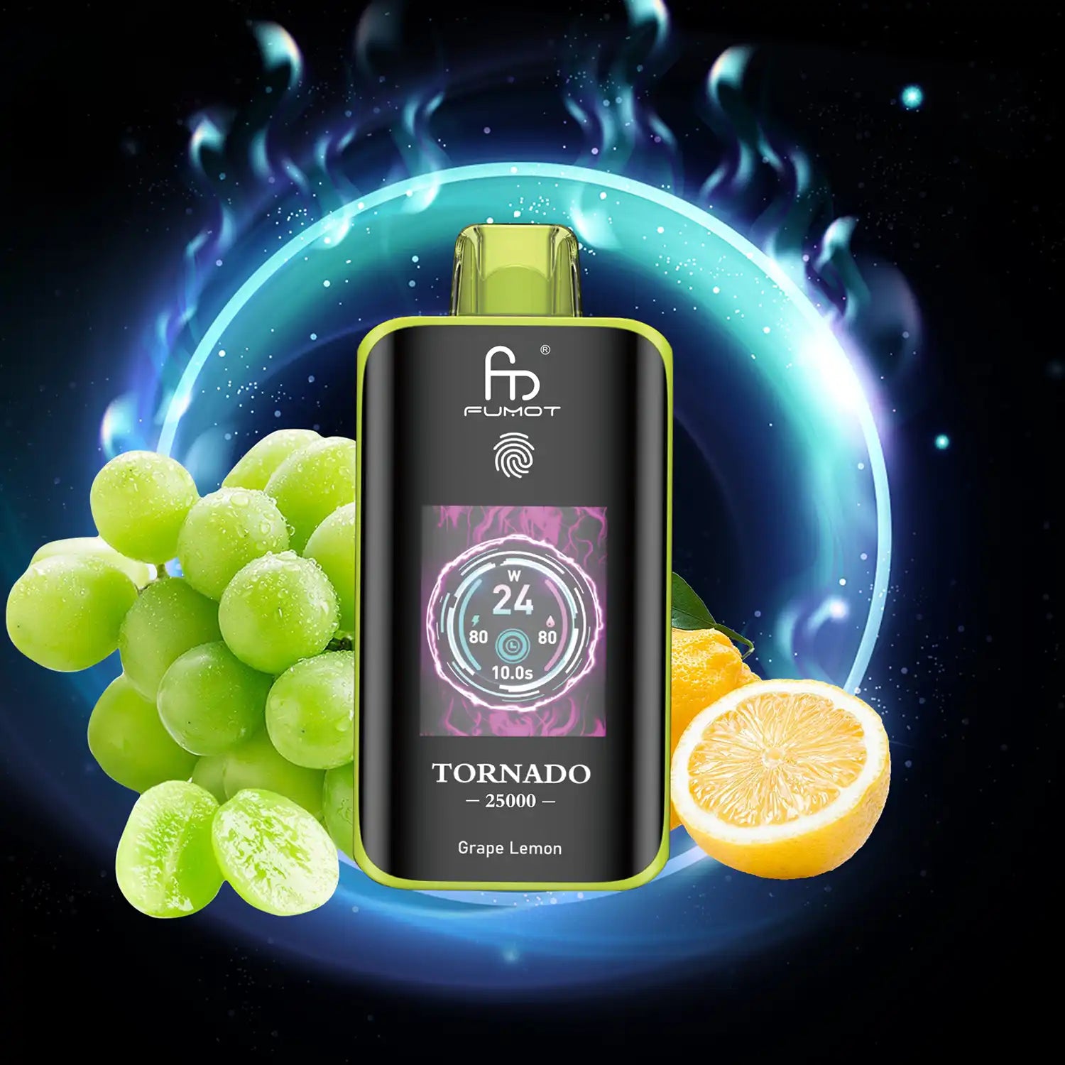 Fumot Tornado Vape 25000 - Grape Lemon