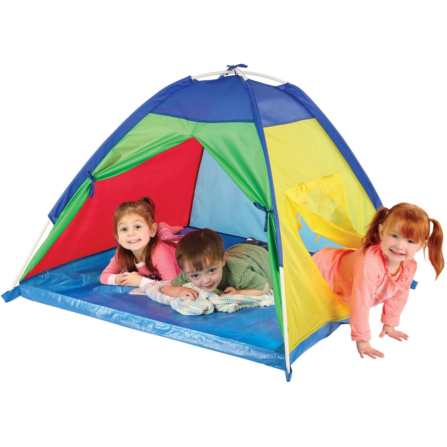 Multi-Color Tent with Tunnel