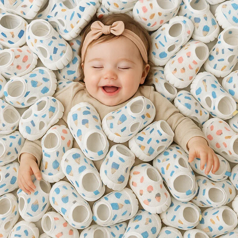 [COMPRE 1 E LEVE 2] Tênis de Bebê BabyComfort™ com Proteção Anatômica Flexível e Solado Antiderrapante / O Primeiro Passo com Conforto e Segurança!