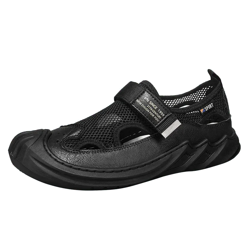 Sandália Masculina Explorer™ com Malha Respirável e Solado Ergonômico / Conforto e Estilo para Aventuras e Uso Diário!