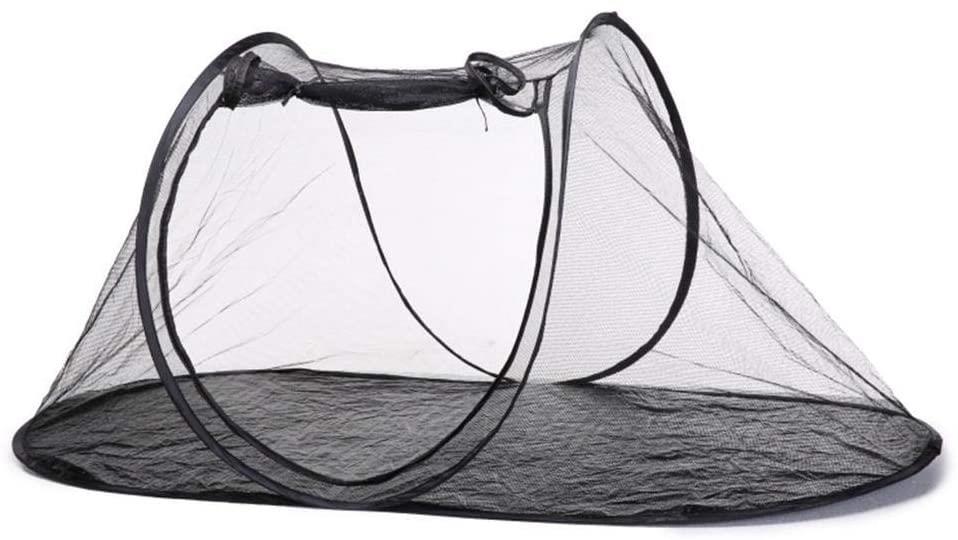 Fovien Pet Camping Tent - Playpens Cage for Dogs Cats - Birds Parrots Playpens House Small Animal Indoor/Outdoor Play Tent Shelter  Pet Camping Tent Playpens Cage for Dogs Cats Black