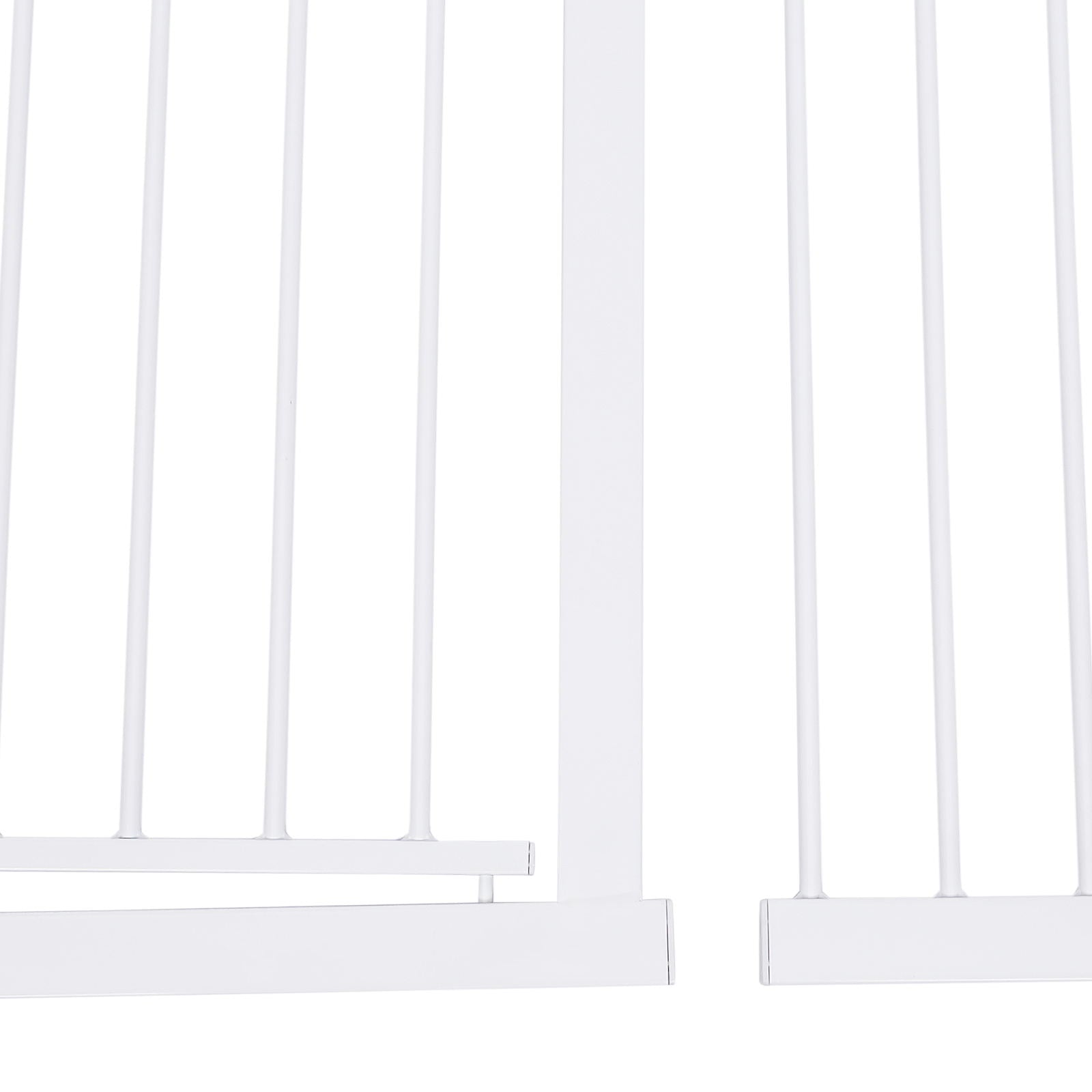 Wuzstar Double Locking Baby Gate Pet Safety Gate for Stairs and Doorways NO Drilling