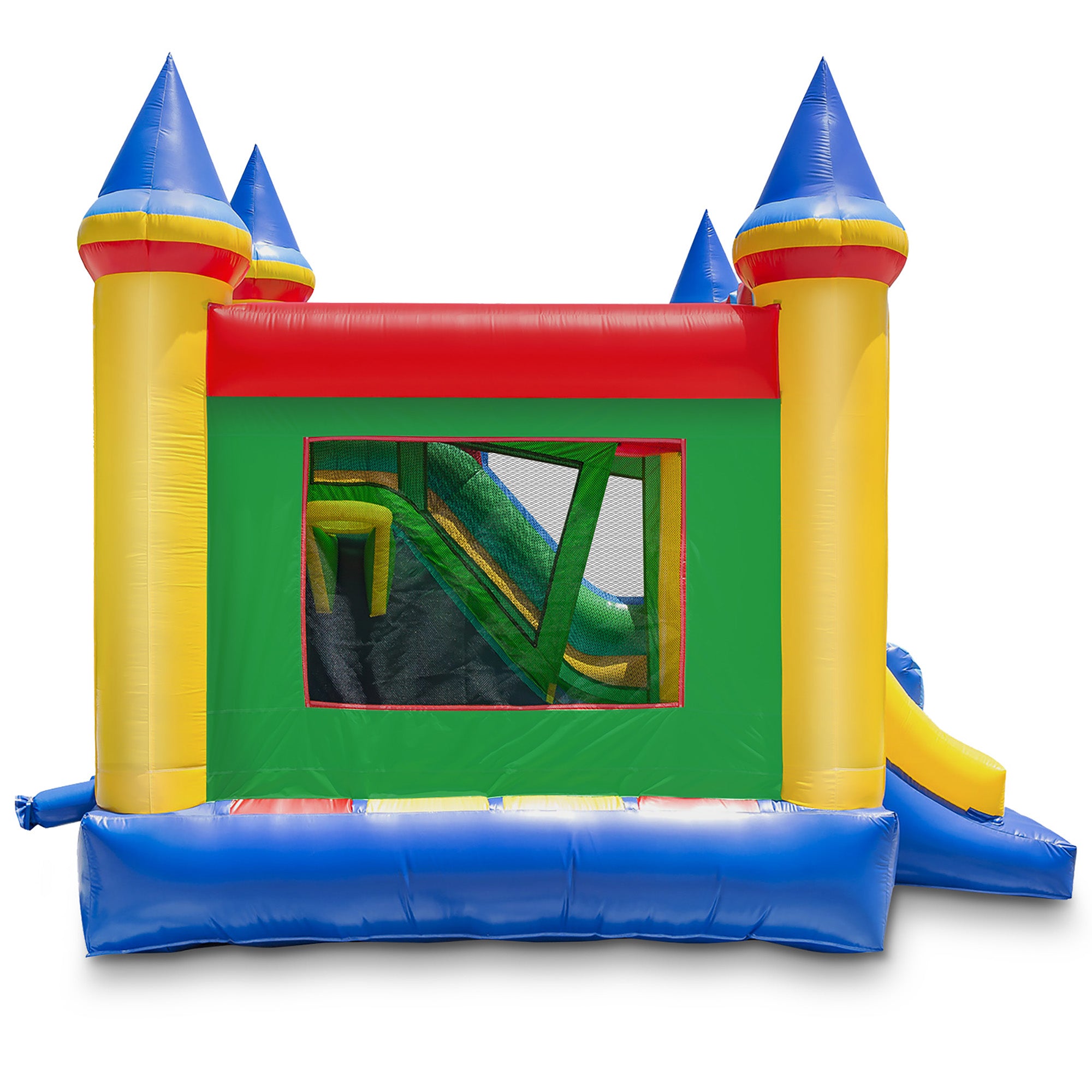Cloud 9 Commercial Grade Castle Bounce House with Slide and Blower - 100% PVC 16' x 17' Inflatable Bouncer