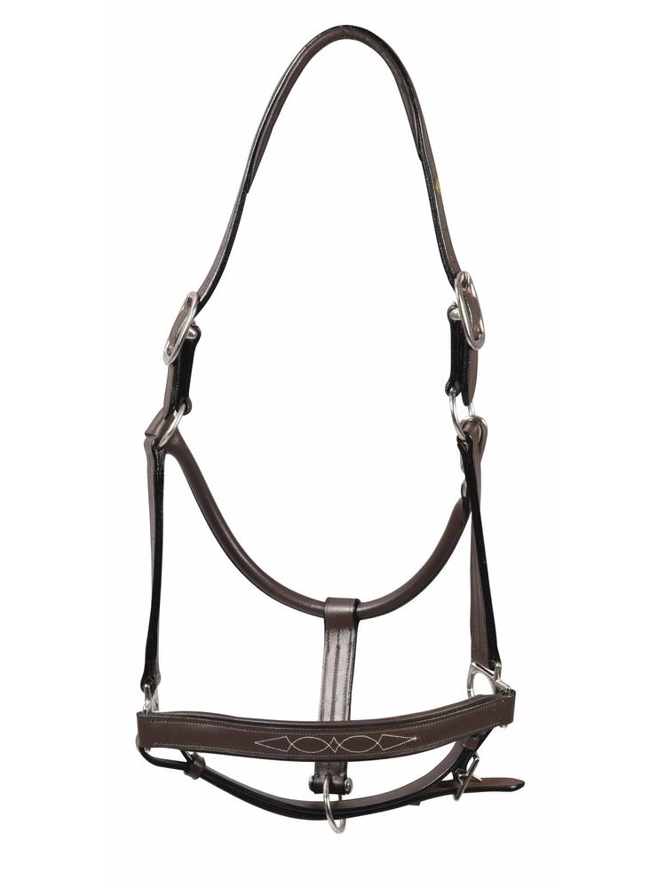 Henri De Rivel Pro Fancy Padded Rolled Throat Triple Stitched Halter