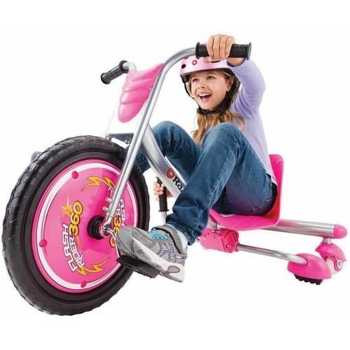 Razor FlashRider 360 Tricycle with Sparks - Pink， 16