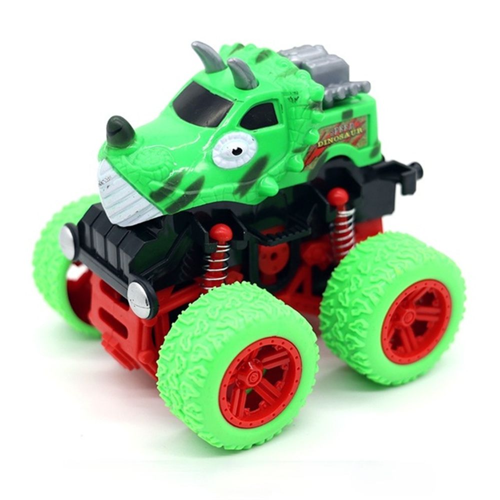 Car Model 4 Wheels Racing Game Dinosaur Off-road Vehicle Police Car Inertia Car Toy Toy Vehicles Pullback Car Action Figure DINOSAUR GREEN