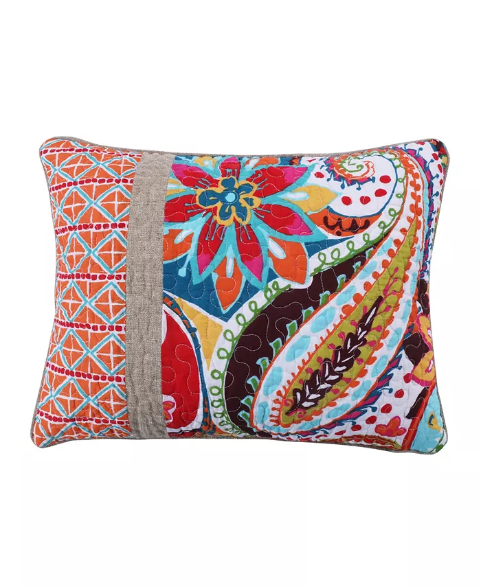 Levtex Rhapsody Pieced Decorative Pillow， 14