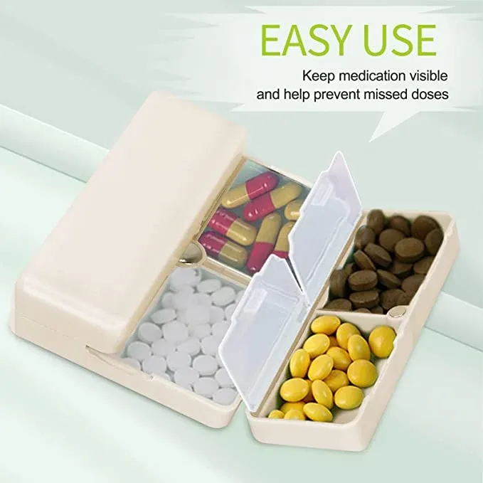 🔥 BIG SALE - 42% OFF🔥- Daily Pill Organizer, 7 Compartments Port