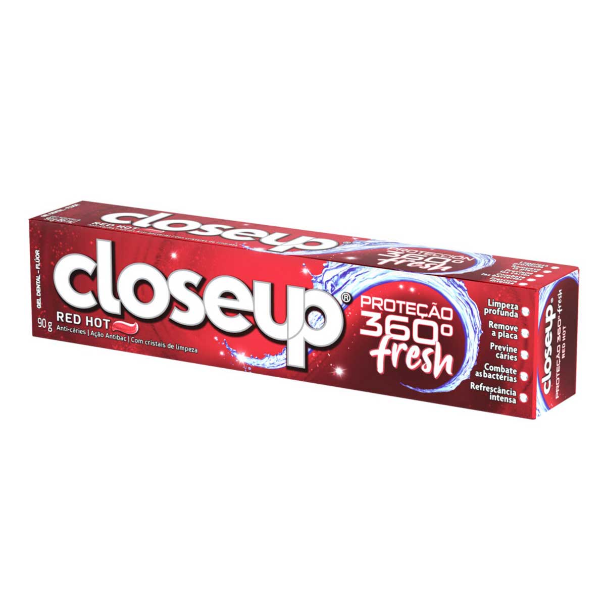 Creme Dental em Gel Closeup Fresh Action Red Hot 90g