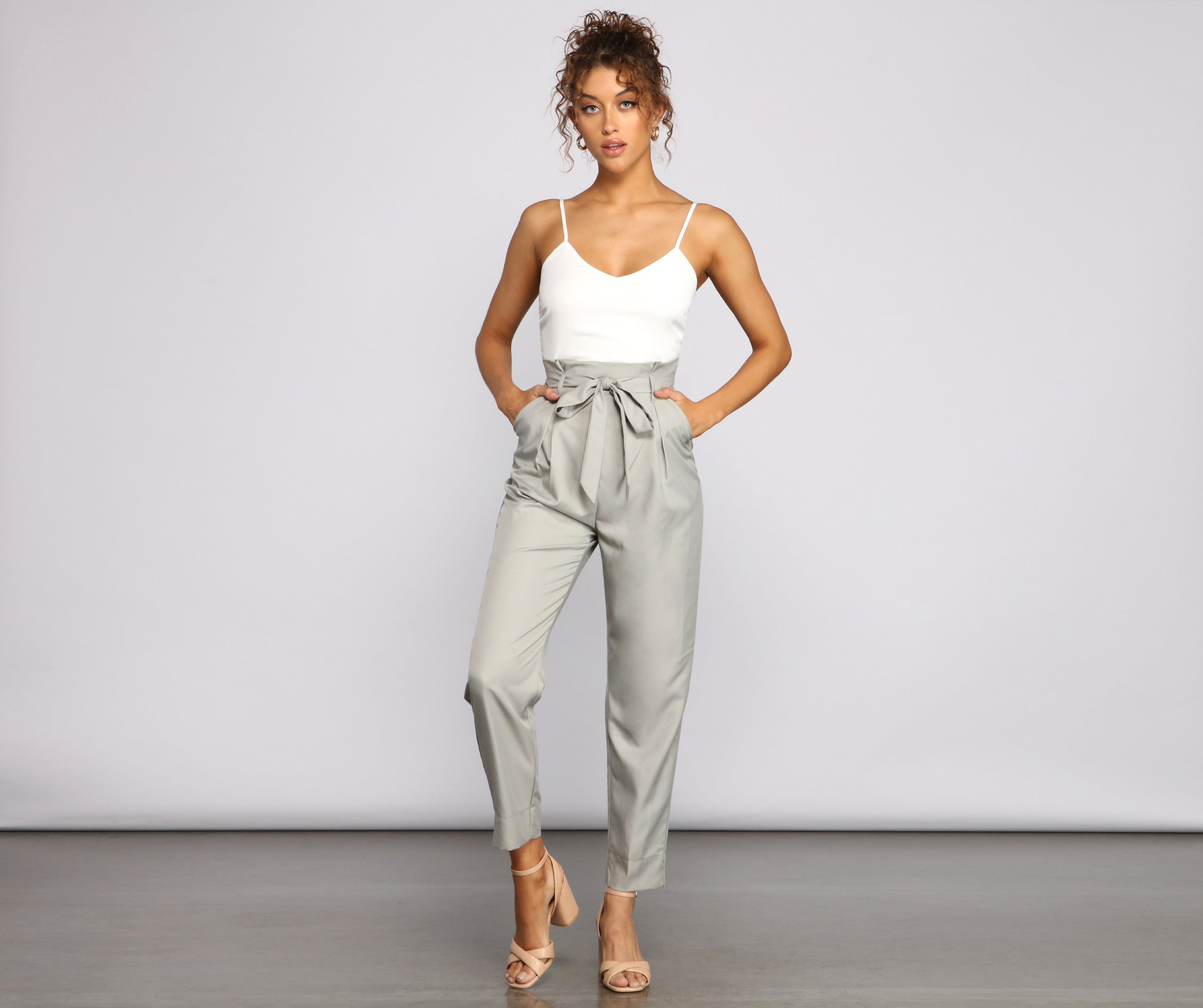 Effortlessly Stylish Tie-Waist Jumpsuit