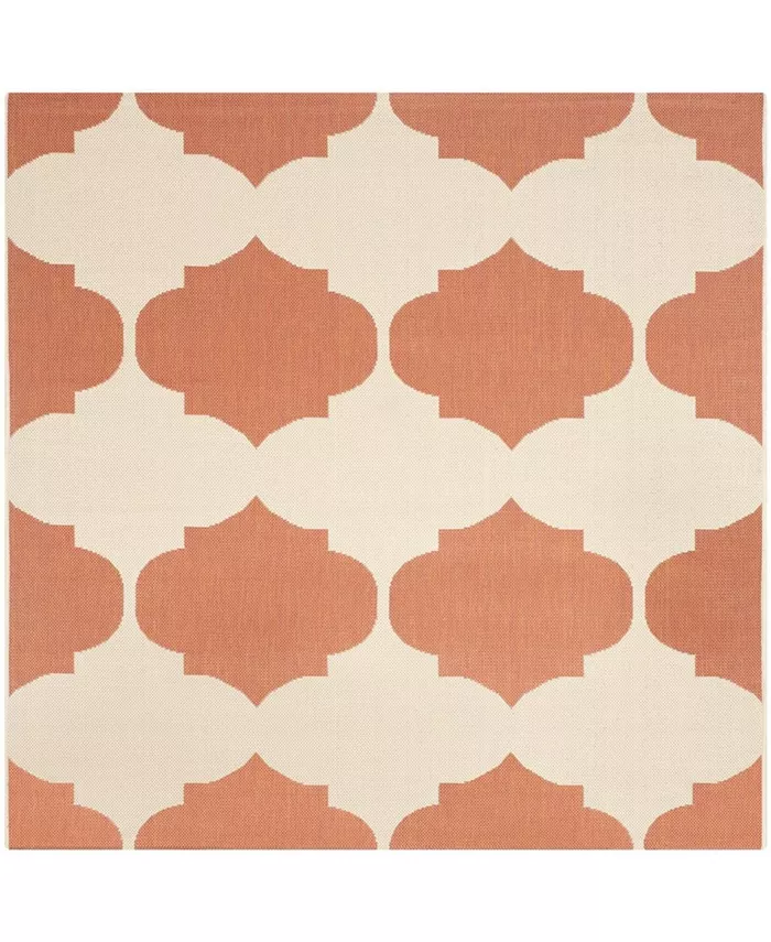 Safavieh Courtyard Beige and Terracotta 5'3