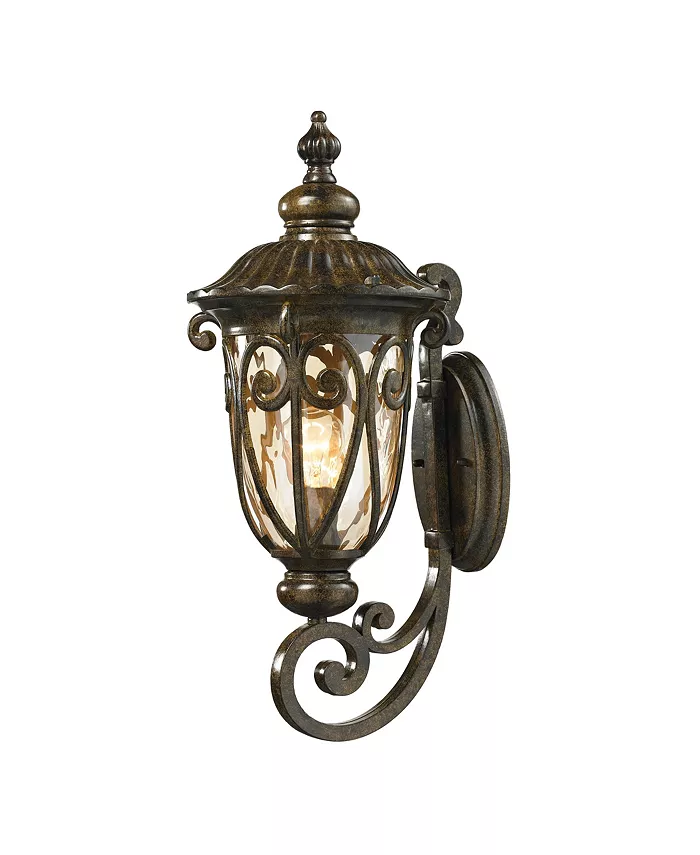 Macy's Logansport Collection 1 light outdoor sconce in Hazelnut Bronze
