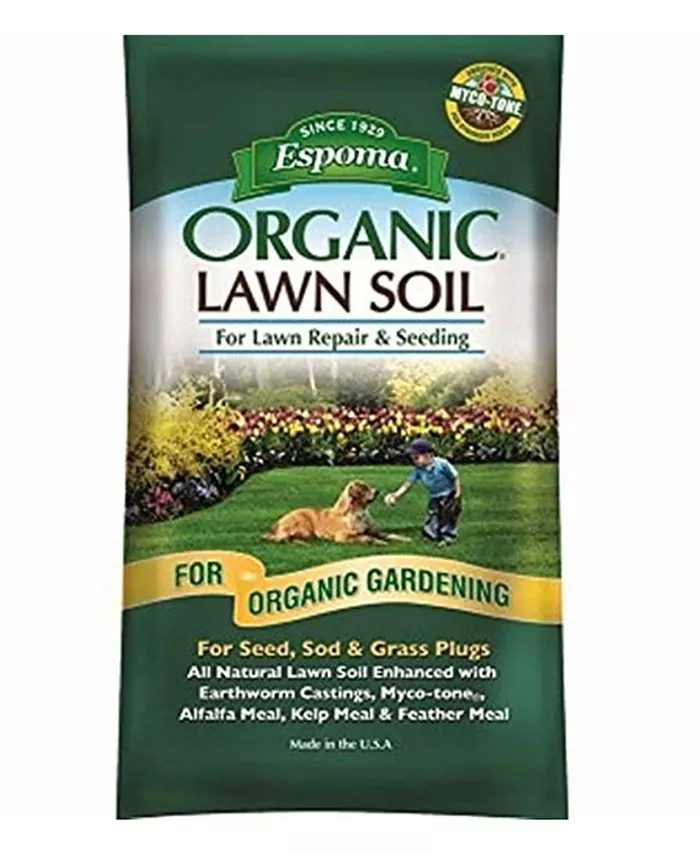 Espoma LWS1 Organic Lawn Soil， 1 Cubic Feet