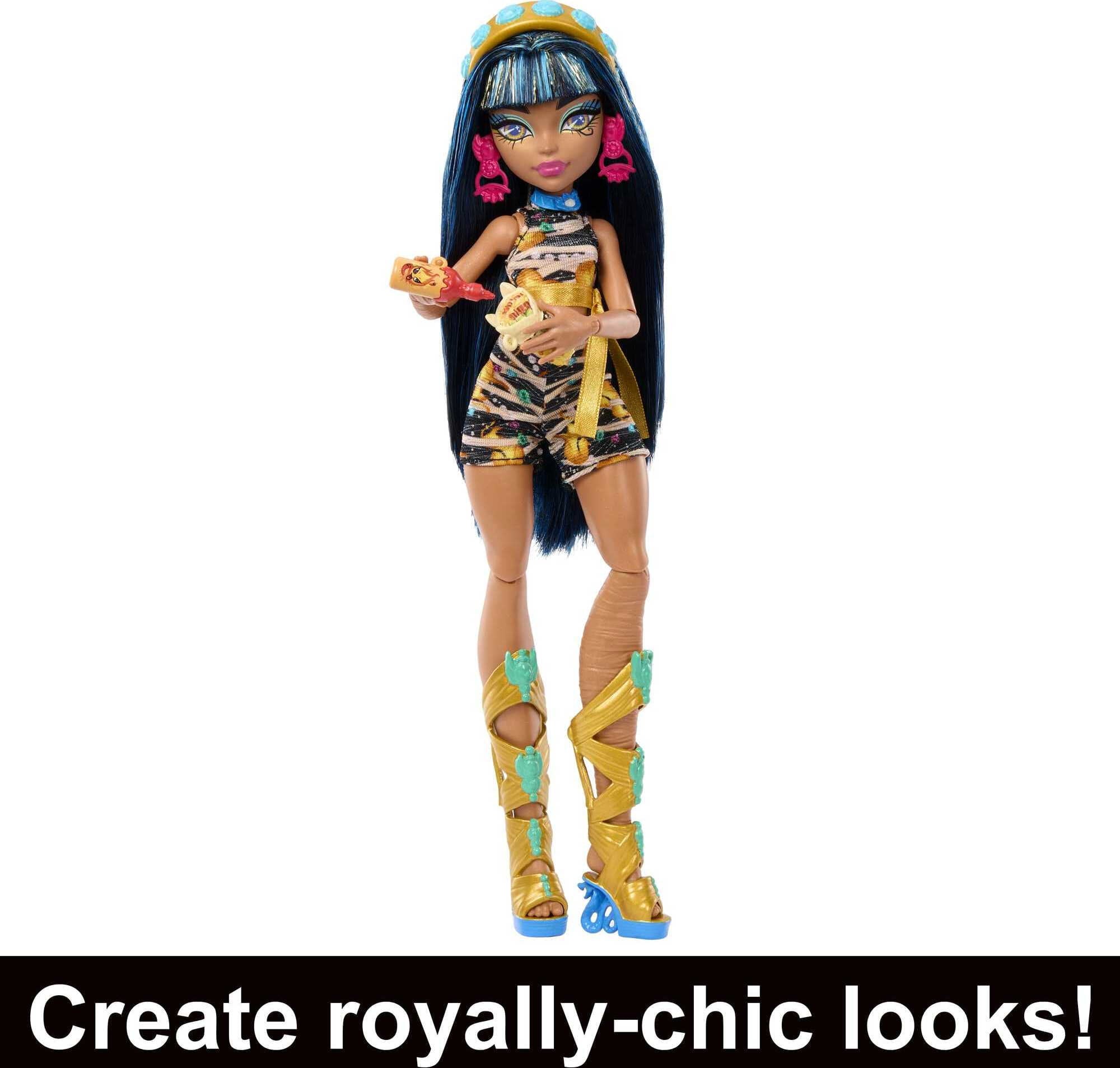 Monster High Skulltimate Secrets Celo de Nile Doll and Fashion Set with Dress-Up Locker