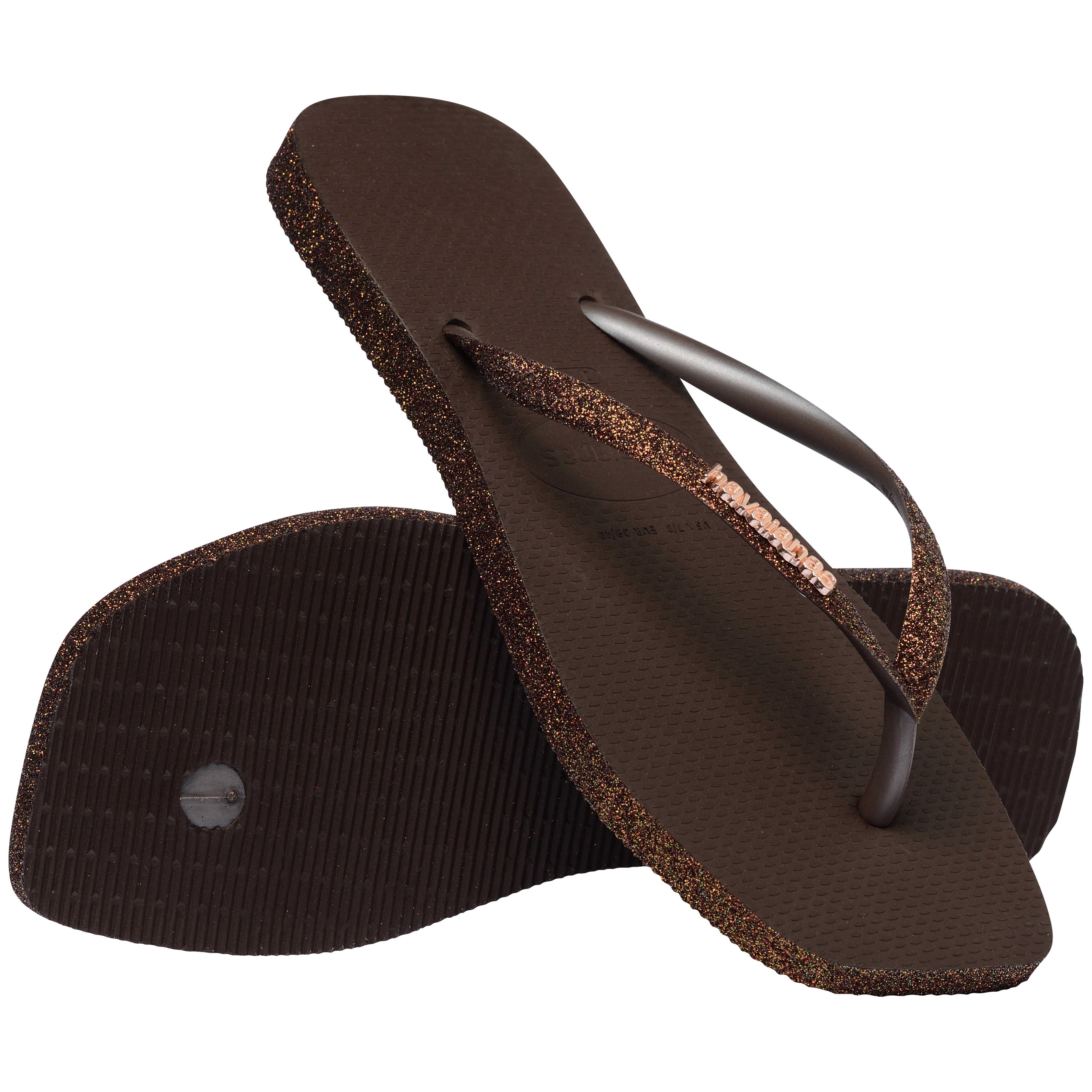 Chinelo Havaianas Slim Square Sparkle