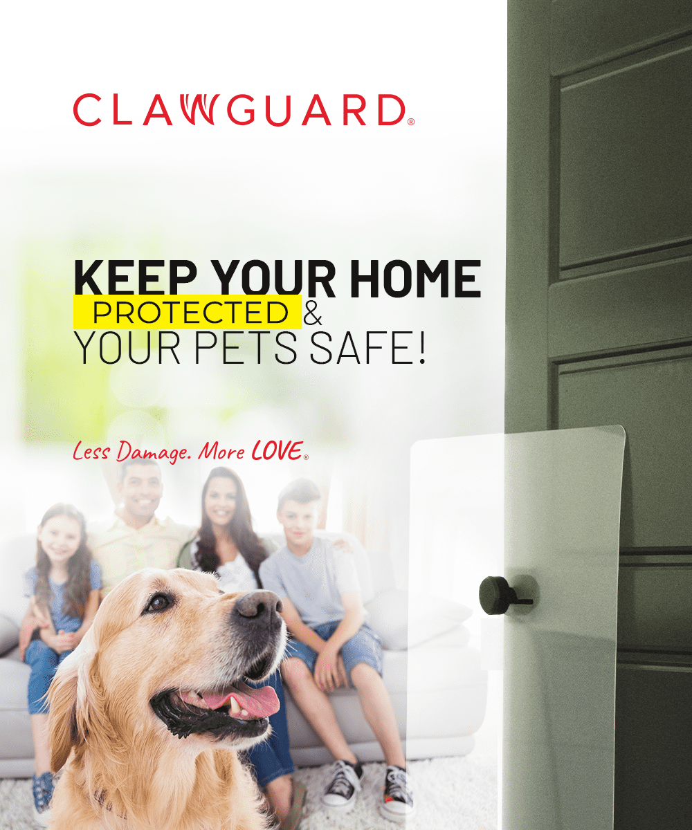 Heavy Duty CLAWGUARD - Big Dog Scratch Shield - Ultimate Door， Frame and Wall Protection