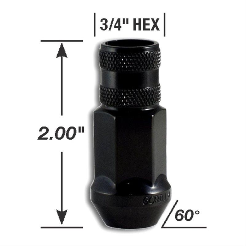 Gorilla Automotive 45088BC Gorilla Race Lug Nuts