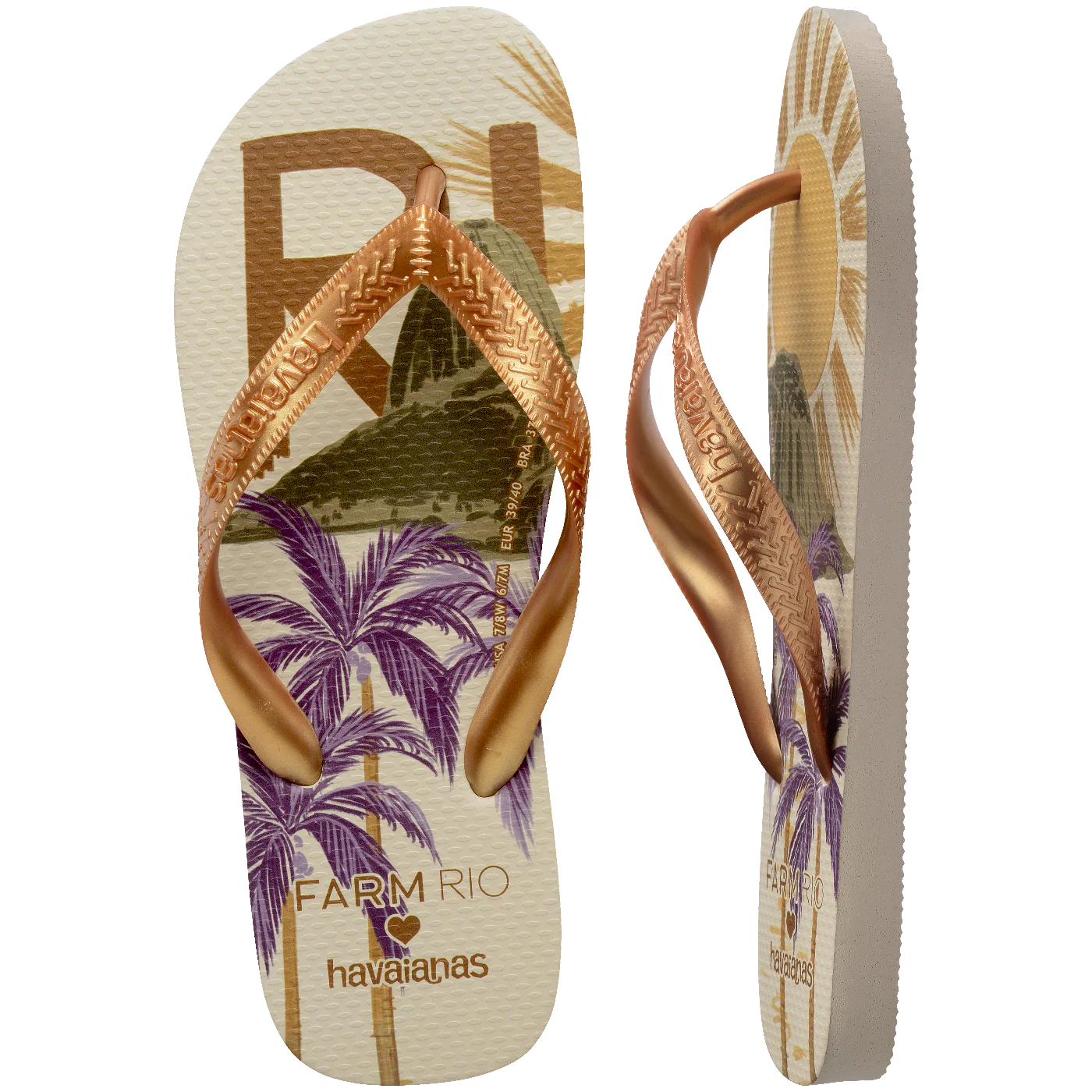 Chinelo Havaianas Farm Rio