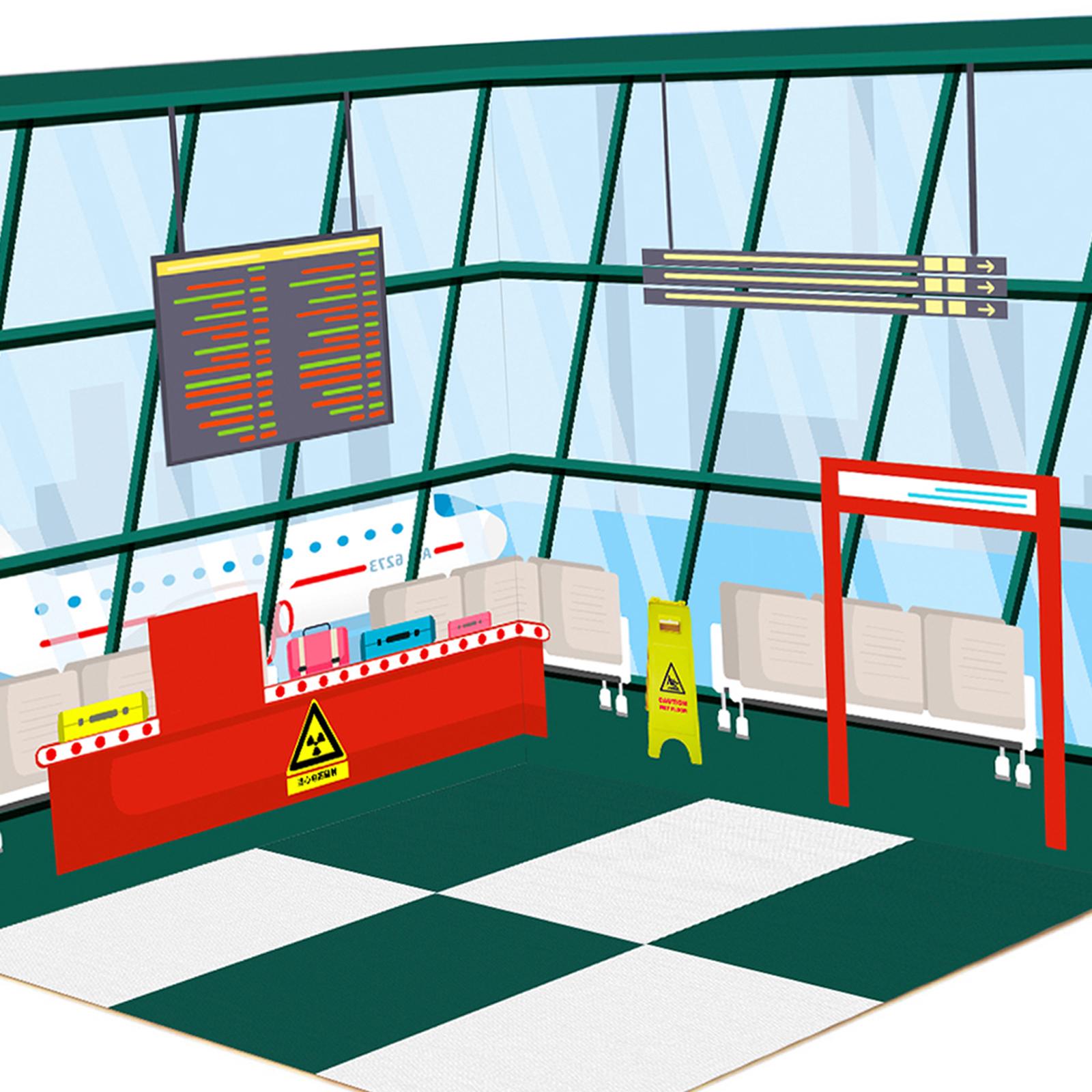 1/12 Scale Scenery Show Collection ama Organizer Scene Layout for Action Figure Doll Vehicle Scene Diecast Toy Car Style B