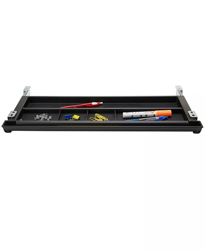 Mind Reader Under Desk Keyboard Organizer， Keyboard Tray