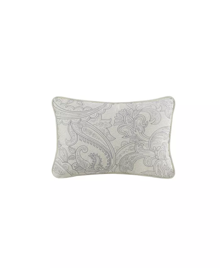 Gracie Mills Chelsea Paisley 12-by-18-Inch  Oblong Decorative Pillow