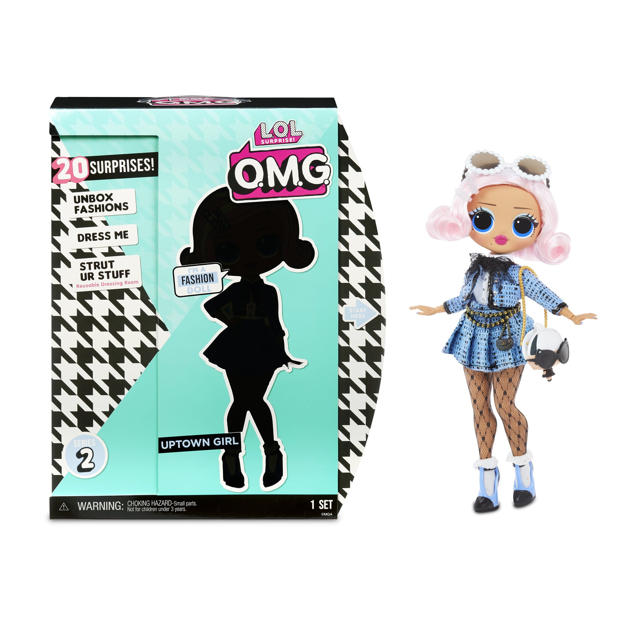 LOL Surprise Omg Uptown Girl Fashion Doll With 20 Surprises, Great Gift for Kids Ages 4 5 6+