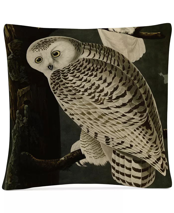 Baldwin John James Audubon Snowy Owl Decorative Pillow， 16