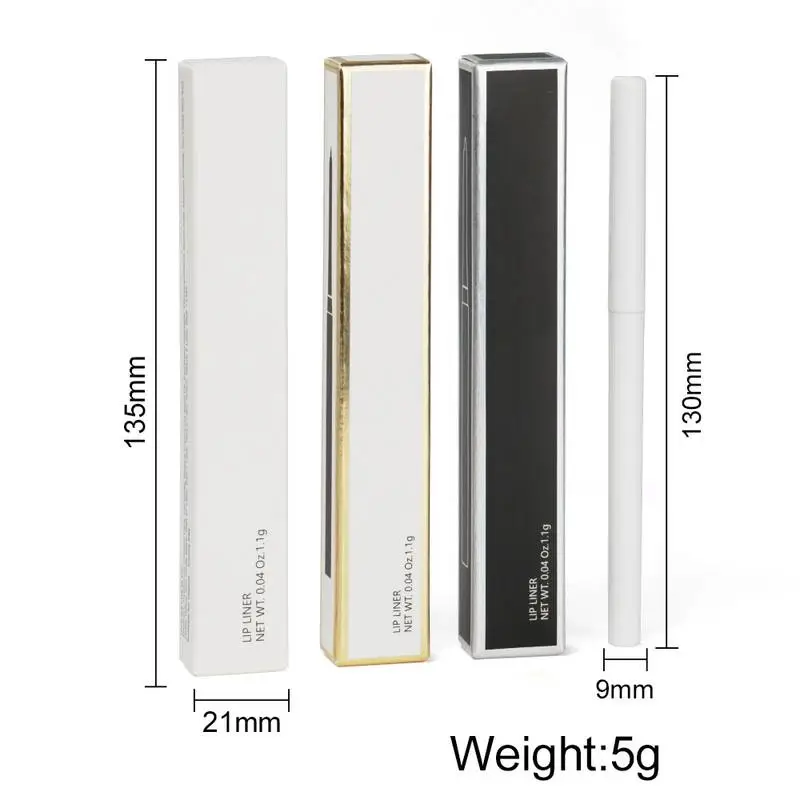 Retractable Waterproof  Creamy Lip Liner High Pigmented
