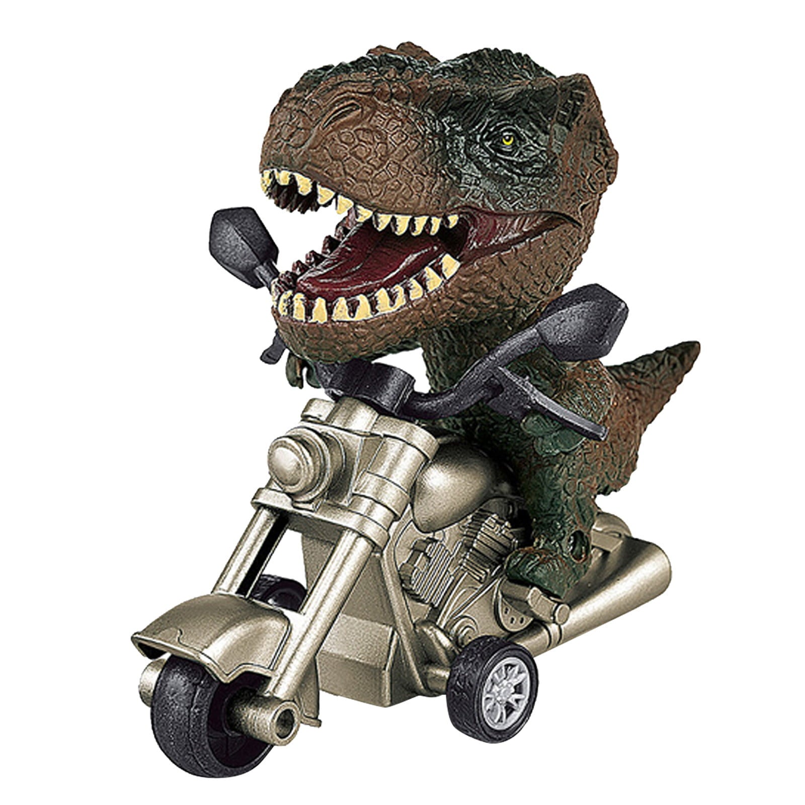 Sehao Dinosaur Toy Cars Friction Powered Motorcycle Game And Monster Dino Toys For Boys Age 3 4 5 6 7 Plastic Car Model Brown