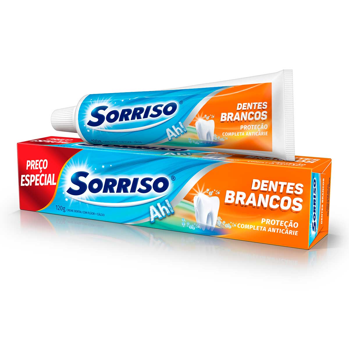 Creme Dental Sorriso Dentes Brancos 120 g