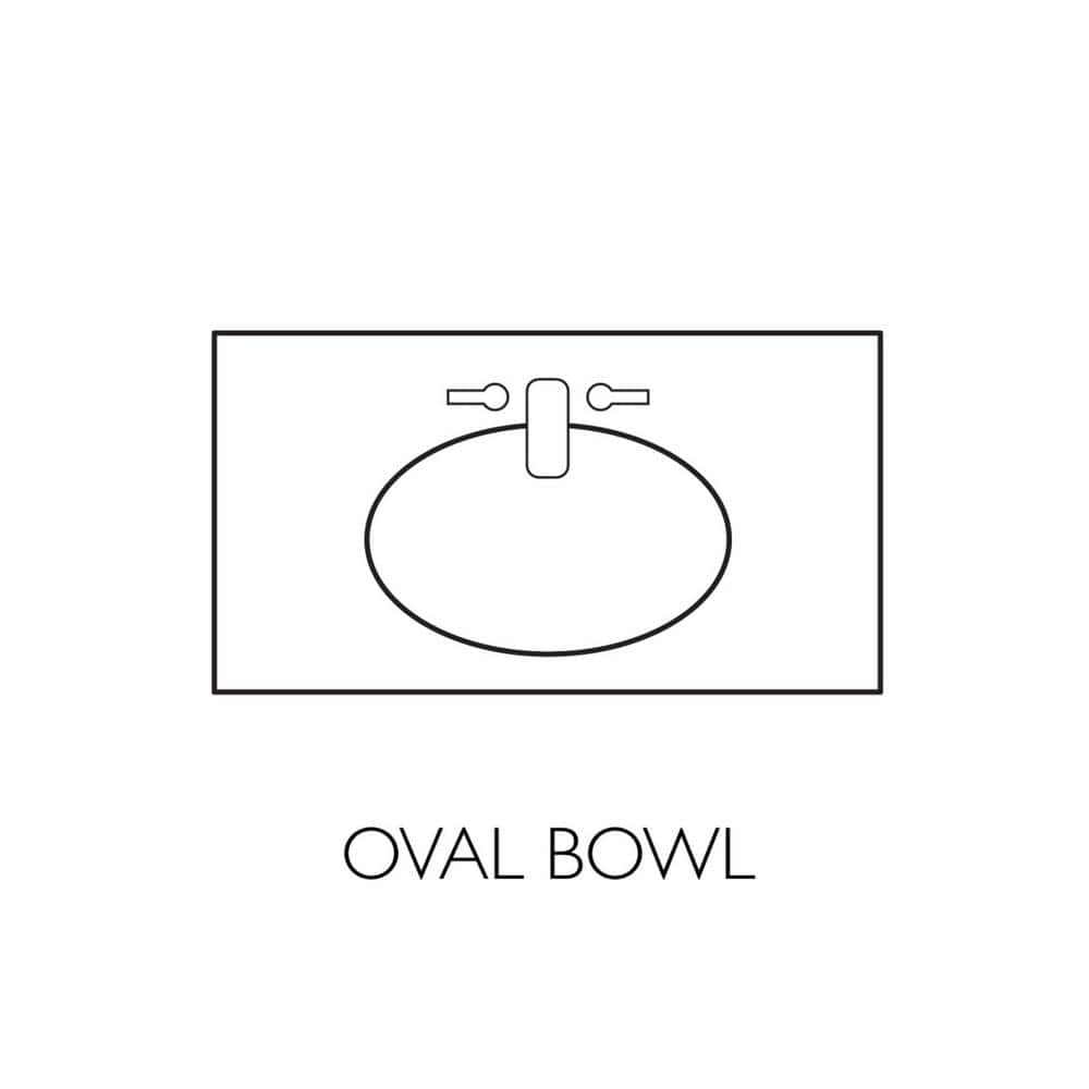 Design House 49 in W x 22 in D Cultured Marble Vanity Top in Solid White with Solid White Basin and 8 in Centerset Faucet Spread