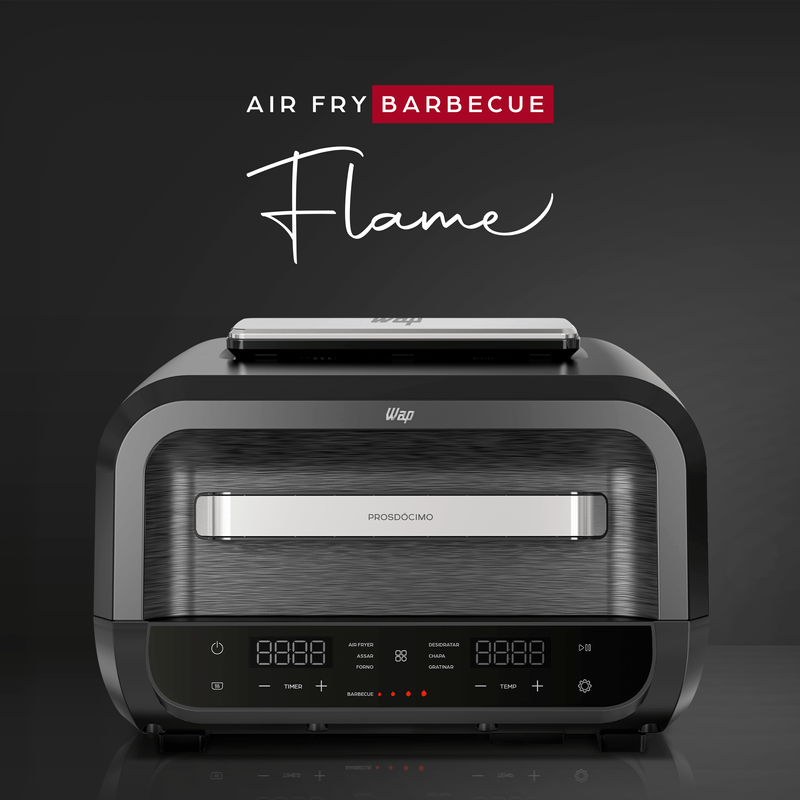 Fritadeira Elétrica Air Fry WAP Barbecue Flame Digital WC AB1050