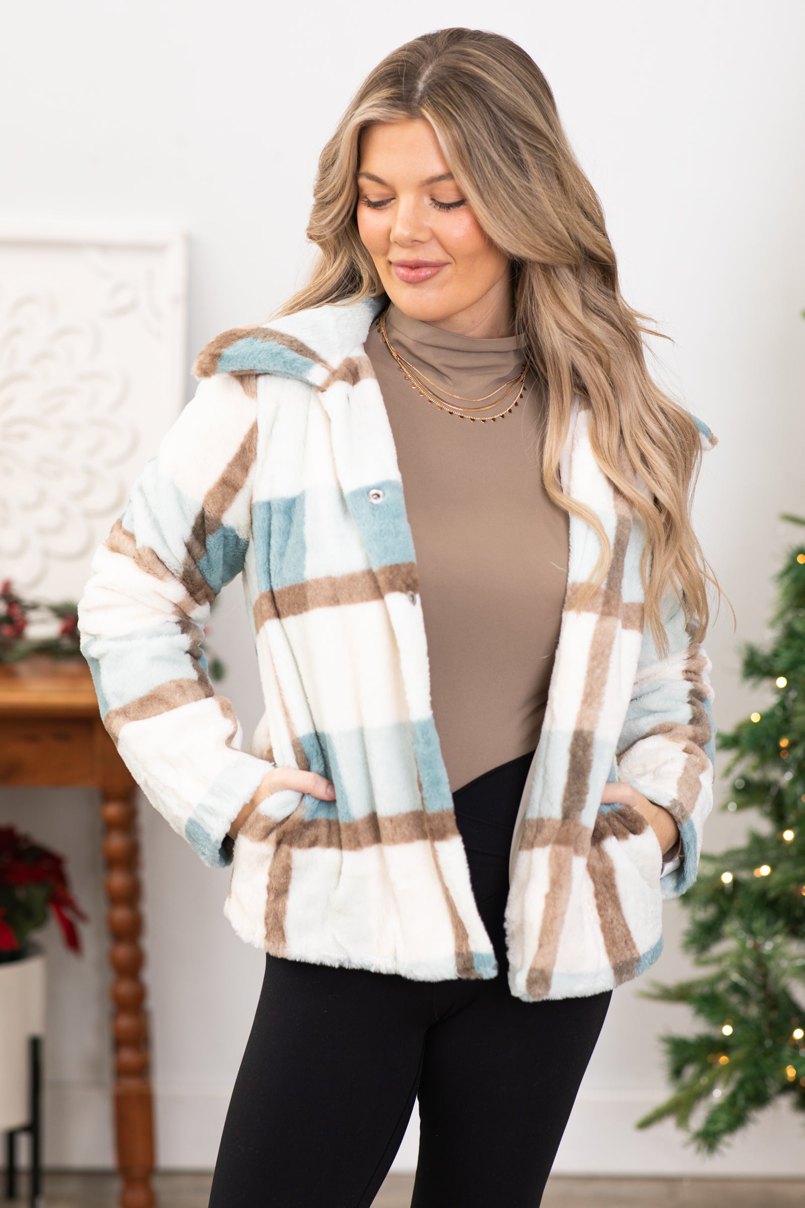 Gold Layered Necklace With Heart Charms