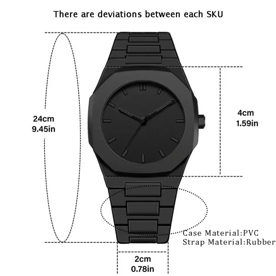 LIUYANGTIAN New Men's and Women's Watch Creative Simple Quartz Watch Silicone Band Fashionable Sports Wristwatch Clock Gift for man Ladies