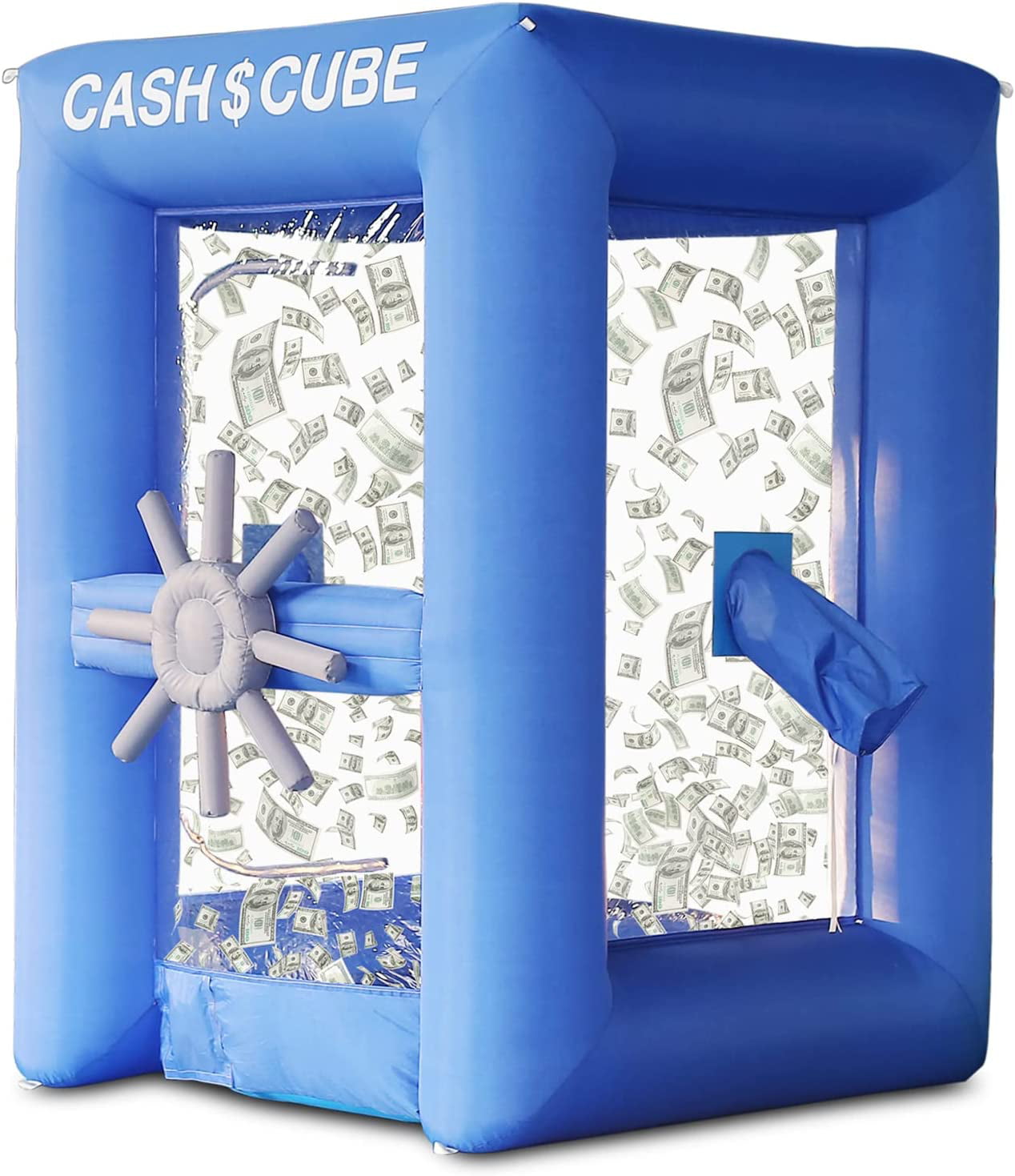 SAYOK Inflatable Cash Cube Booth Inflatable Money Grab Machine for Business Advertising Event Promotion(NO BLOWERS Include)