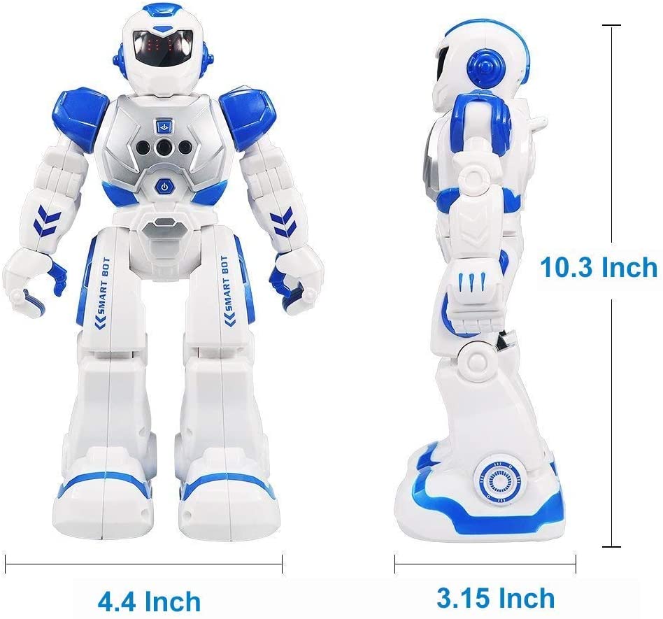 Smart RC Robots for Kids， Gesture Sensing Singing Walking Dancing Robot for Boys and Girls