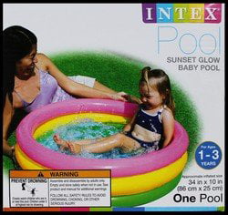 Intex Sunset Glow Inflatable Baby Pool