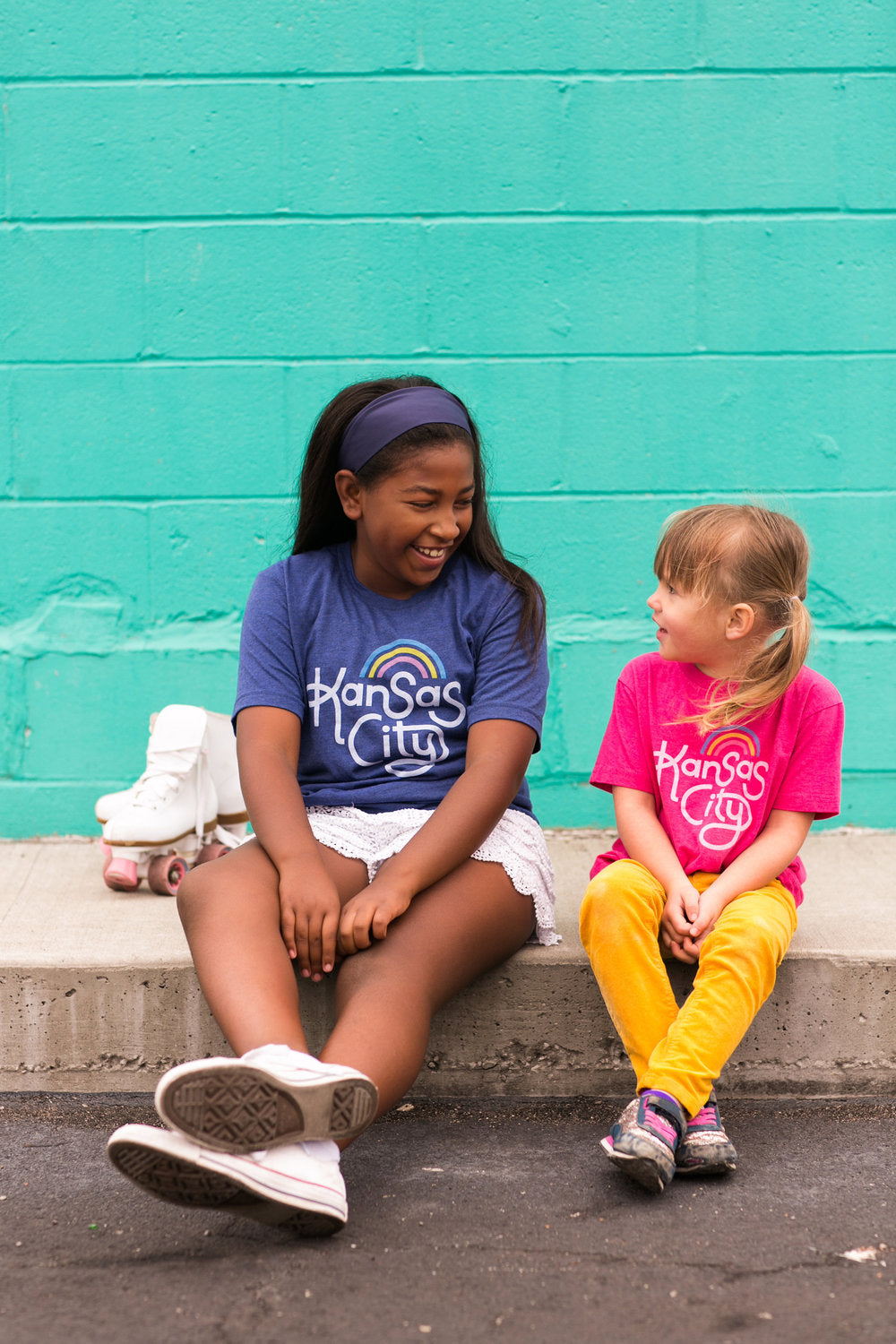 Retro Kansas City Kids T-Shirt - Navy