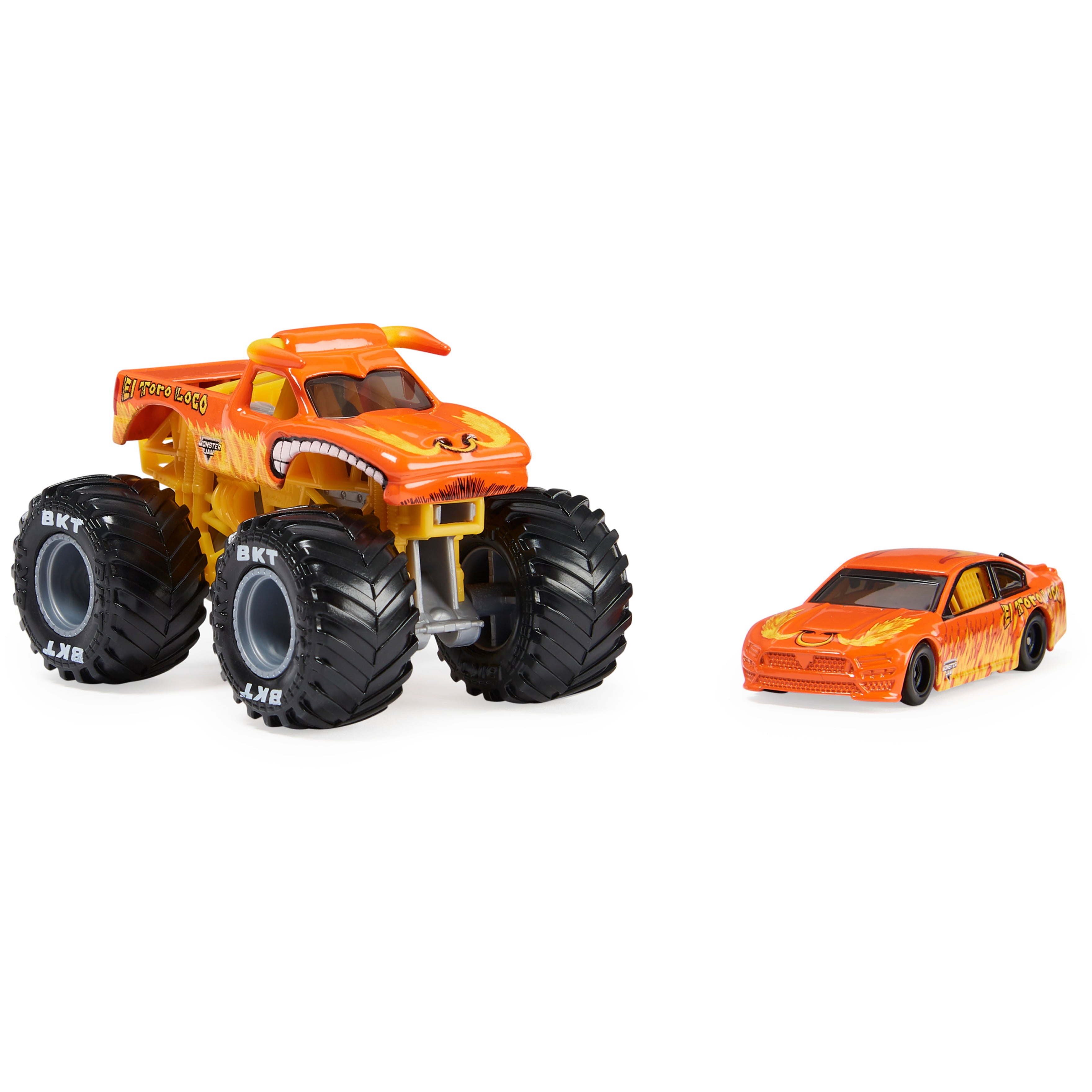 Monster Jam El Toro Loco Truck and Race Car (Walmart Exclusive)
